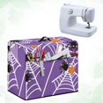 thumbnail image 4 of HELLHERO Spiders and Pumpkins Sewing Machine Cover Tote Handle and Pocket Easy to Store Easy to Clean Waterproof Lightweight, 4 of 8