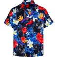thumbnail image 4 of Camisas hawaianas divertidas para hombre, camisas de playa con botones y manga corta con estampado completo, blusa de verano de gran tamaño para hombres y mujeres, 4 of 4