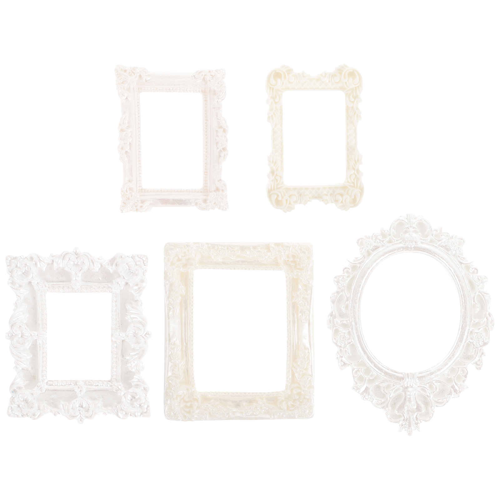 5pcs Photo Frame Props Small Picture Frames Decorative Picture Frames