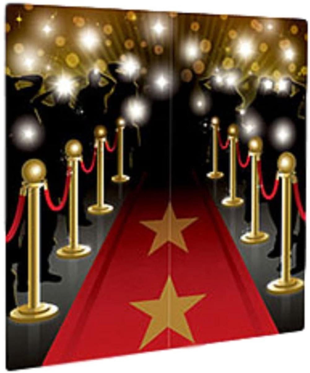 Hollywood At The Movies Large Backdrop Selfie Station Photos Red Carpet  Birthday Celebration Party New Years Paper Tableware Decorations  (Backdrop), Celebrate with.., By Brand Fancy Me - Walmart.com