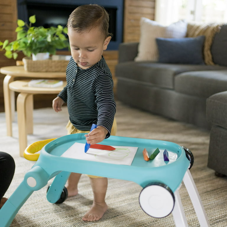 Baby Einstein Musical Mix 'N roll 4-in-1 Push Walker, Activity Center,  Toddler Table and Floor Toy for 6 Months+ Unisex