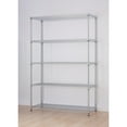 thumbnail image 5 of TRINITY 48"W x 18"D x 72"H 5-Shelf Wire Shelving Unit, 4000 lb Capacity, Chrome Color, 5 of 6