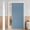 Blue With Curtain Rods, variant on Blackout Magnetic Accordion Door Curtain Panel for Interior Closets, Bedroom or Living Room Doorway, Black, 42" W x 78" L, 1 Panel