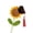 A, variant on Handmade Crochet Sunflower Bouquet Artificial Flower with Graduation Cap Design for Desk Decoration Graduation Ceremony and Gift Giving 1PC