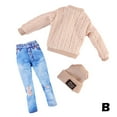 thumbnail image 1 of Tenue de Photographe 3 Pcs Robe Chandail cardiga Nœud Poupées V4 Tissu D3Z0, 1 of 9