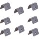 thumbnail image 1 of Camisas para hombres 1 par, Camisas para hombres Ligas para camisas Soportes elásticos ajustables para camisas con clips antideslizantes de bloqueo (25 par, negro), 1 of 9
