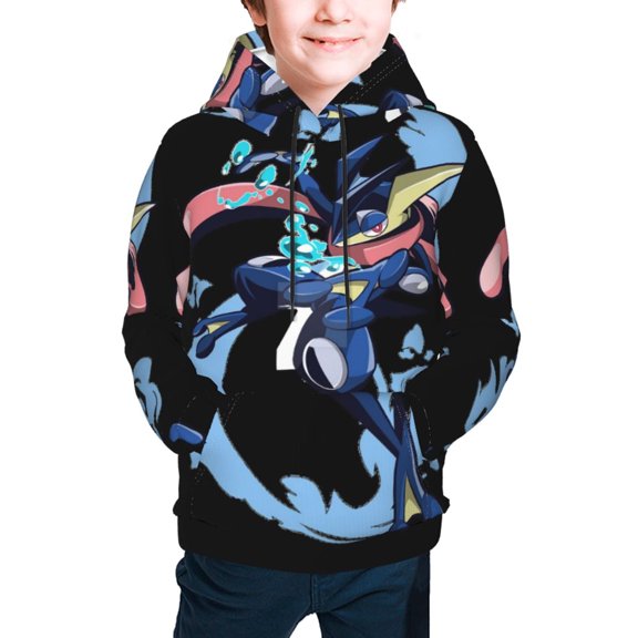 Youth Cartoon Hoodie Fashion Long Sleeve Kids Pullover Coat Casual Hoody Hooded Sweatshirts for Boys Girls