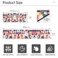 thumbnail image 3 of Yayeee Faucet Mat for Kitchen Sink 14.7" Diatomite Long Splash Guard Pad, White Colorful Circles, 3 of 7