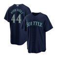 thumbnail image 1 of Mariners Seattle Mariners 24 Griffey Jr. 44 Rodriguez MLB Jersey Baseball Jersey 44#Rodriguez-Navy Dark Blue-Hu, 1 of 2