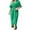 Green, variant on ZZwxWA Womens Elegant Short Sleeves Shirt Dress Flowy Irregular Hem Midi Dress Lapel Button Down Shirt Dresses with Belt