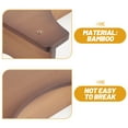 thumbnail image 4 of LIFKOME Shower Stool Seat Bamboo Stool Light Brown Increased Friction Safety Assurance 1Set, 4 of 7