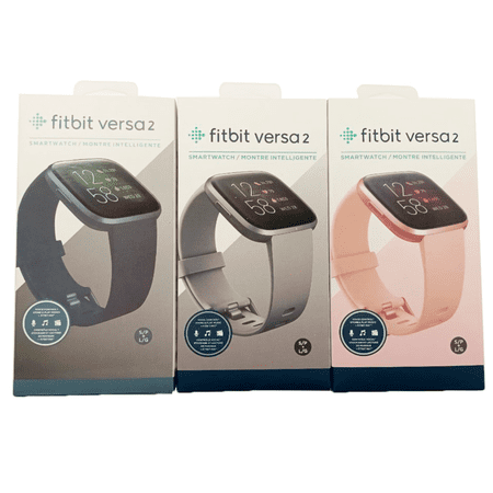 Fitbit Versa 2 Activity Tracker - Black/Carbon