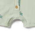 thumbnail image 4 of Wilson+Frenchy Organic Rib Growsuit - Palm Tree (6-12 Months, 8-10 Kg), 4 of 5