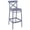 Dark Gray, variant on Compamia Cross Contemporary Resin Indoor Outdoor Bar Stool Black