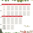 thumbnail image 3 of Pavied Pyjamas de Noël pour Famille, Ensembles de Pyjamas, Ensemble de Pyjamas de Noël Classiques pour Enfants avec Chapeau de Père Noël, Tenue Parent-Enfant Imprimée, Ensembles Assortis, Rouge 4-5 Ans, 3 of 3