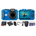thumbnail image 1 of Kodak PIXPRO WPZ2 Digital Camera (Blue) (WPZ2BL) + 32GB Card + Case + Cleaning Cloth, 1 of 8