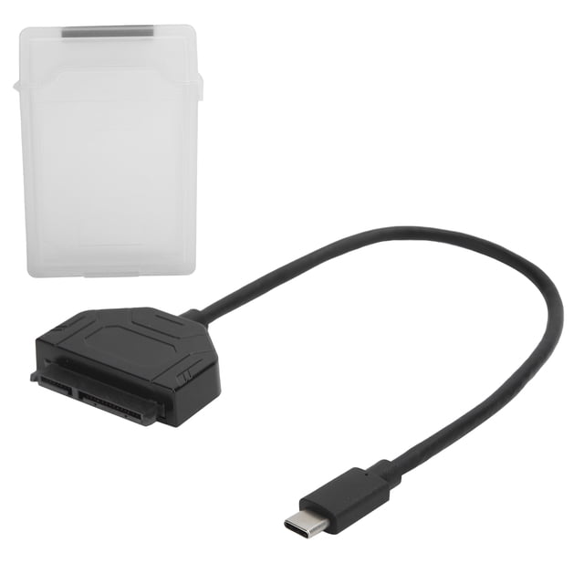 USB 3.0 Hard Drive Cable, External Type C Adapter High Speed Stable with Protection Box for Windows98SE ME 2000 XP 7/8/10 for HDD for Laptop Red,White,Green,Blue,Gray