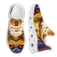thumbnail image 1 of Zapatillas deportivas para hombre con diseño psicodélico en colores elegantes, cómodas y transpirables, de malla, informales, planas para exteriores., 1 of 6