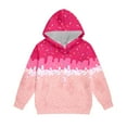 thumbnail image 4 of Kiijoy Toddler Girls Sweat Suit Ice Cream Print Cute Hoodie Sweatpants Set, Sizes 3-4T, 4 of 7