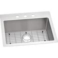 thumbnail image 3 of Elkay Crosstown ECTSR25229TBG3 Single Bowl Dual Mount Stainless Steel Kitchen Sink Kit, 3 of 9
