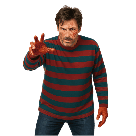 Horror Nightmare Burn Victim Shirt Men's Costume Large 44