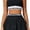 Black, variant on AEXTO Women Colorblock 2 Piece Tennis Dress Crop Tank Tops with High Waisted Golf Skirt with Built-in Bra Shorts & Pockets