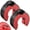 Black and Red, variant on Keppi Fitness 2 inch Olympic Barbell Clamps Aluminum Weight Bar Collars with Magnetic Storage, Quick Lock Design(Silver and Black)