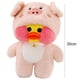 thumbnail image 3 of Almohada de animal de peluche de pato ruborizado suave de dibujos animados (cerdo) Ehuebsd libre de BPA, 3 of 8