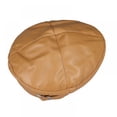 thumbnail image 6 of Women Beret Hat Leather Beret French Black Beret Artist Beret Cap, 6 of 6