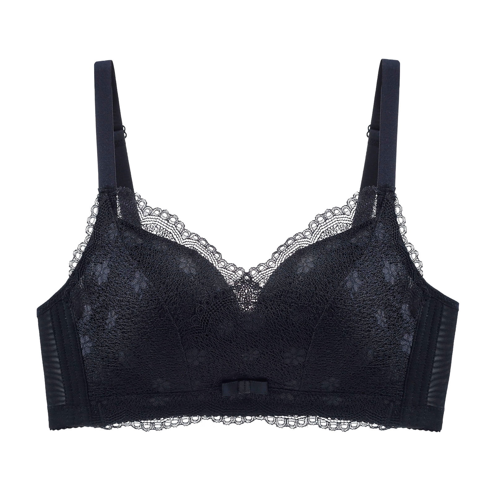 Pushlus Push Up Thick Padded Plunge Underwire T Shirt Lace Bra Lift Support  for Women Add One Cup, Solid Black Bra, 30B : : Clothing, Shoes &  Accessories