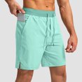 thumbnail image 2 of ASEIDFNSA Mens Quick Dry Shorts Solid Running Workout Shorts Outdoor Summer Shorts with Pockets, 2 of 4