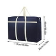 thumbnail image 3 of Xihbxyly Bolsa de Viaje, Diseño de Lona de Gran Capacidad, Material Duradero No Tejido, Organizador Versátil, Esencial para Mudanzas o Viajes, Portátil, Tamaño 110 X 60 X 35 Cm, 3 of 5