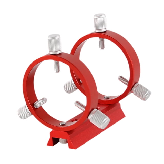 Piezas del soporte del soporte de búsqueda de estrellas, resistente, rojo, fácil de usar, accesorios Finderscope 6 cm de diámetro