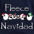 thumbnail image 3 of CafePress - Fleece Navidad Women's Long Sleeve Dark T Shirt - Women's Long Sleeve Graphic Tee Casual Fit, 3 of 4