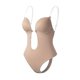 thumbnail image 2 of Corsé push-up acolchado con tirantes transparentes para mujer moldeador de cuerpo con escote en V profundo, 2 of 5
