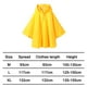 thumbnail image 5 of Chubasquero para niños, poncho de lluvia transparente, ropa impermeable con capucha plisada para niños y niñas Xemadio 221348-1, 5 of 9
