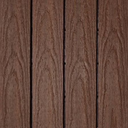 New TechWood UltraShield Naturale 1' x 1' Outdoor Composite Quick Deck Tile, 10pk