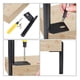 thumbnail image 4 of (18 cm) 4 piezas de patas de repuesto de hierro para muebles modernos, patas de sofá con tornillos para mesa, cama, armario, color negro, 4 of 5