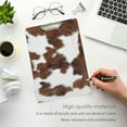 thumbnail image 5 of Coolnut Cow Clipboard, Acrylic Standard A4 Letter Size Clip Board with Low Profile Clip for Office, Classroom, Doctor, Nurse and Teacher Gifts, 5 of 7