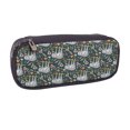 thumbnail image 2 of Lsque Cute Sloth Printed Big Capacity PU Leather Pencil Case Large Pencil Pouch Stationery Pen Bag Pencil Holder for Teen, 2 of 6