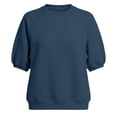 thumbnail image 4 of Unir Women's Raglan Puff Half Sleeve Crewneck Sweatshirt Oversized Cotton Feel Spring Casual Layering Top 1PC S-XXXL Plus Size Friendly, 4 of 4