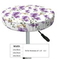 thumbnail image 4 of Balery Orchids Flowers Fundas de asiento para taburete de bar redondo de tela de terciopelo ajustables que protegen de arañazos y manchas para sillas de 14 a 17 pulgadas.-12 inch, 4 of 7