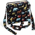 thumbnail image 3 of Silla de comedor infantil extraíble y lavable con asiento elevado (negro), 3 of 5