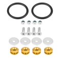thumbnail image 5 of Dingln Quick Release Fixations Rondelles For Boulons Avant Arrière Du Coffre Hatch Couvercles Bumpers Universal Gold, 5 of 5