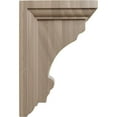 thumbnail image 3 of Ekena Millwork 2 1/2"W x 4"D x 6"H Small Thompson Wood Bracket, Walnut (6-Pack), 3 of 4