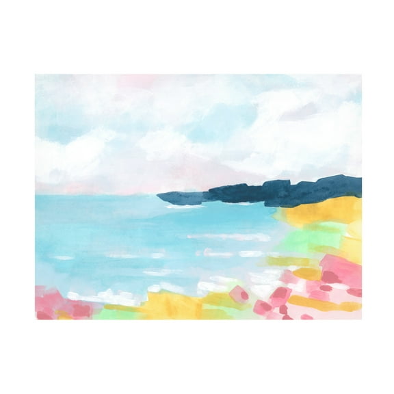 Trademark Fine Art June Erica Vess  Chroma Coast II Canvas Wall Art