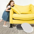 thumbnail image 6 of Reusable Large Furniture Movers Sliders for Carpet and Hardwood Floors-8 Pack 9-1/2" Oval Moving Pads Protector for Heavy Duty Sofa Bed Table Desk,Quickly and Easily Move Any Item, Beige, 6 of 8