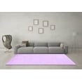 thumbnail image 3 of Ahgly Company Indoor Rectangle Solid Purple Modern Area Rugs, 8' x 12', 3 of 4