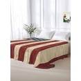 thumbnail image 5 of Retro Red Blue American Flag King Size Flat Sheet, Wrinkleproof & Fadeproof Cooling Flat Bed Sheet Only, US Flag Vintage Stars Breathable Soft Bedding Top Sheets 105 x 98 Inches, 5 of 8
