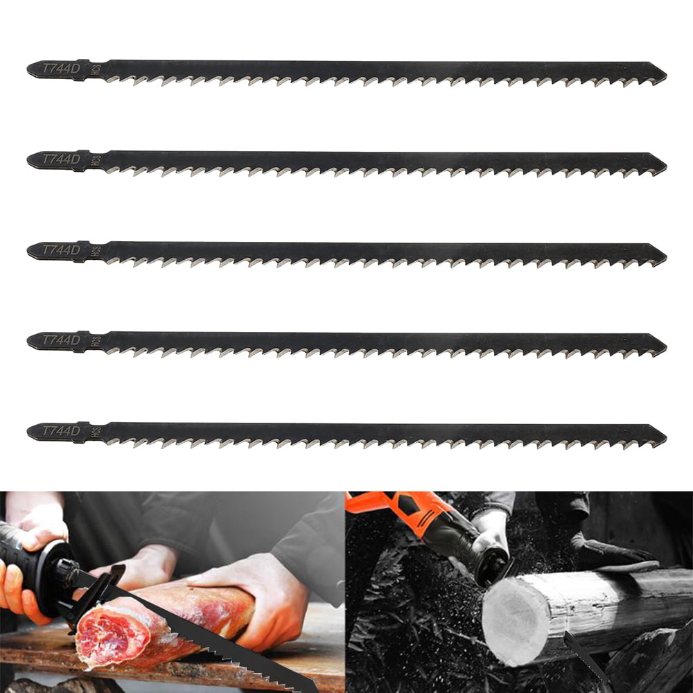 5x Jigsaw Blades Set For Black Decker Jig Saw Metal Plastic Wood Blades  152mm